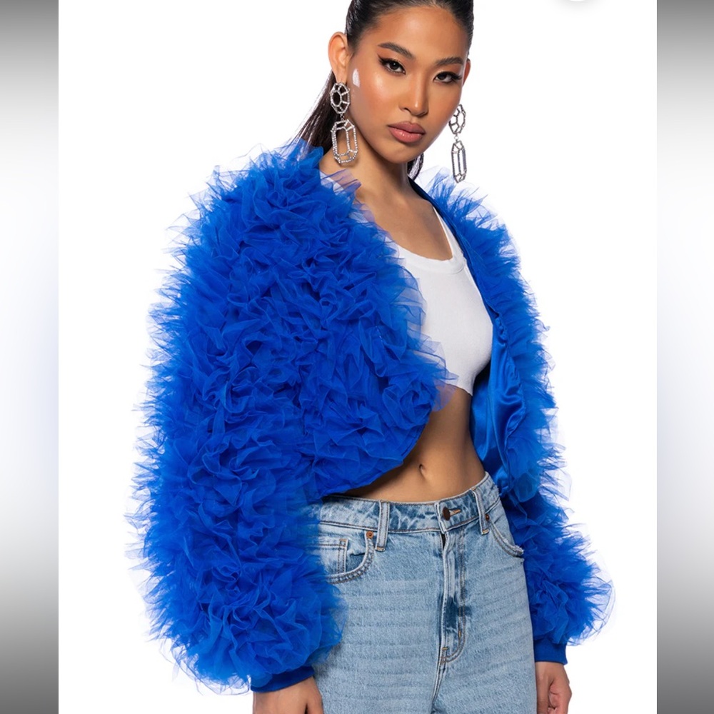 MODERN MASTERPIECE TULLE BOMBER